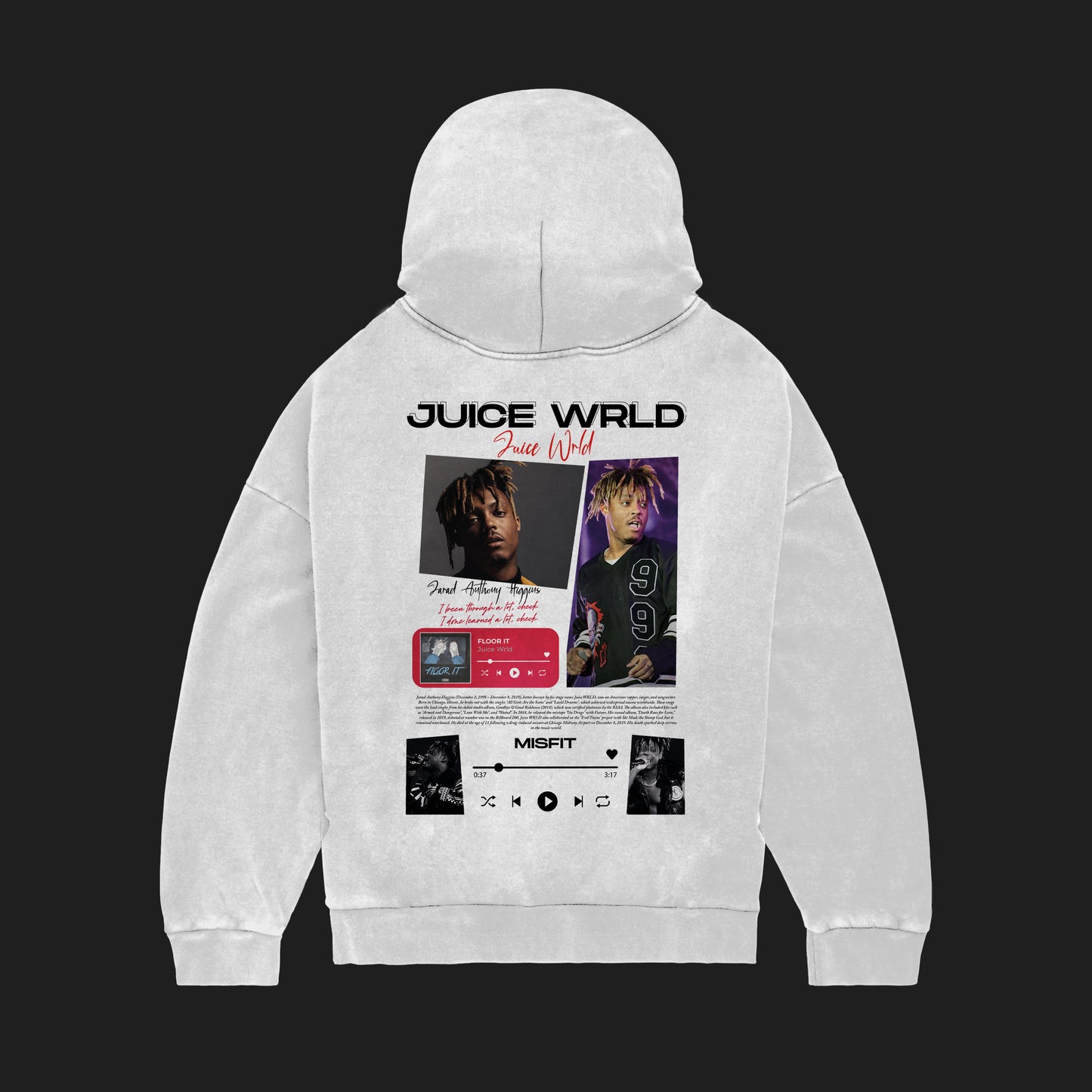 MACKBEARS™   Oversize  JUICE WRLD Hoodie