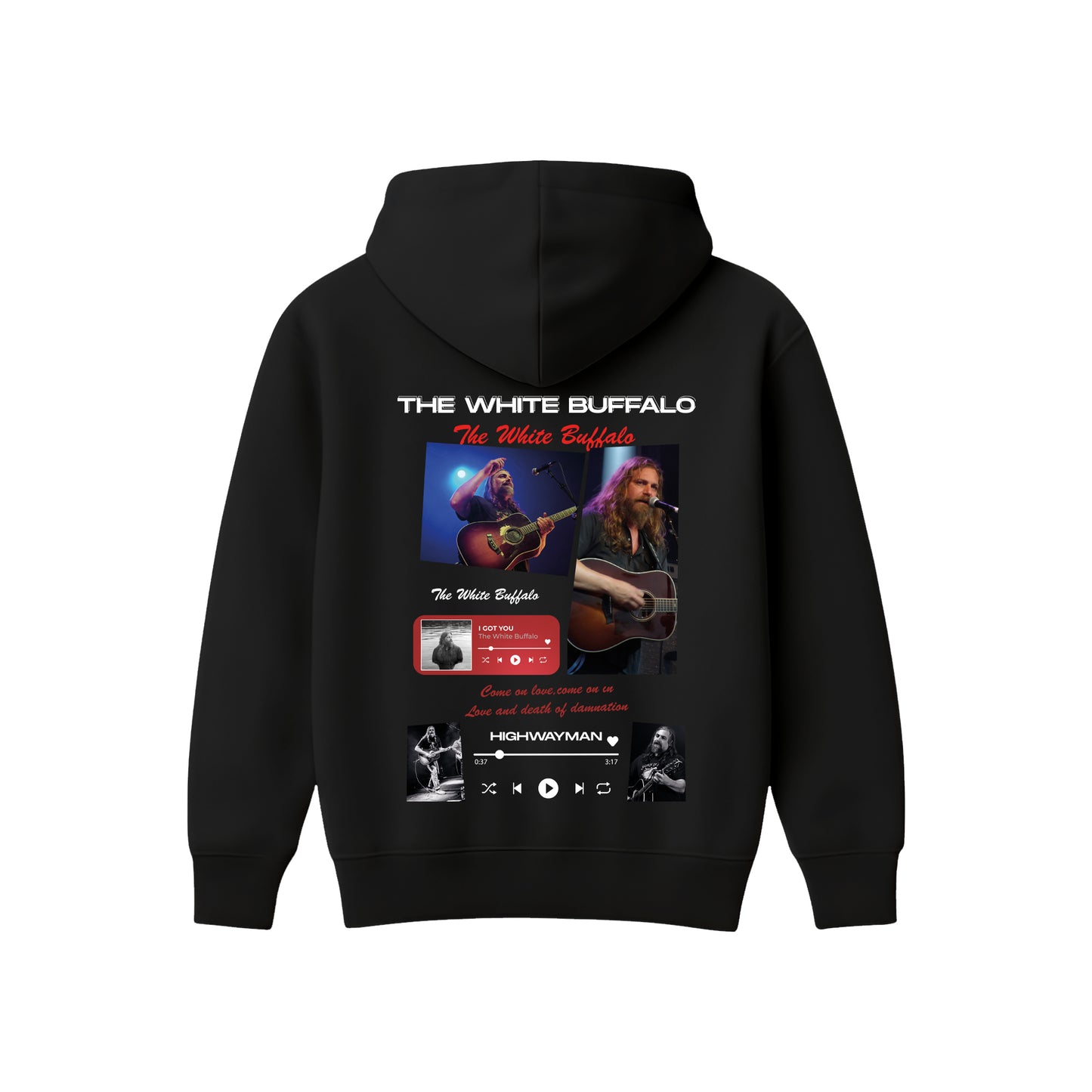 MACKBEARS™ Oversize THE WHITE BUFFALO Hoodie