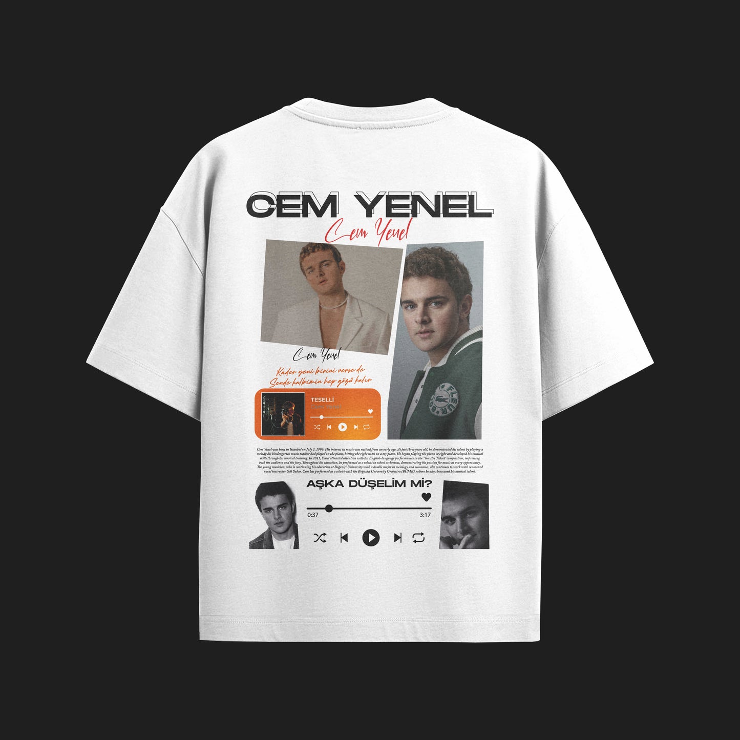 MACKBEARS™   Oversize CEM YENEL T-shirt