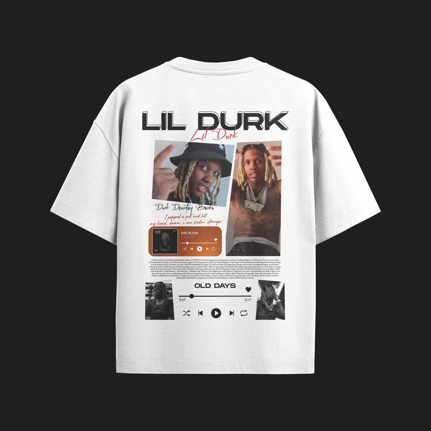 MACKBEARS™  Oversize LIL DURK T-shirt