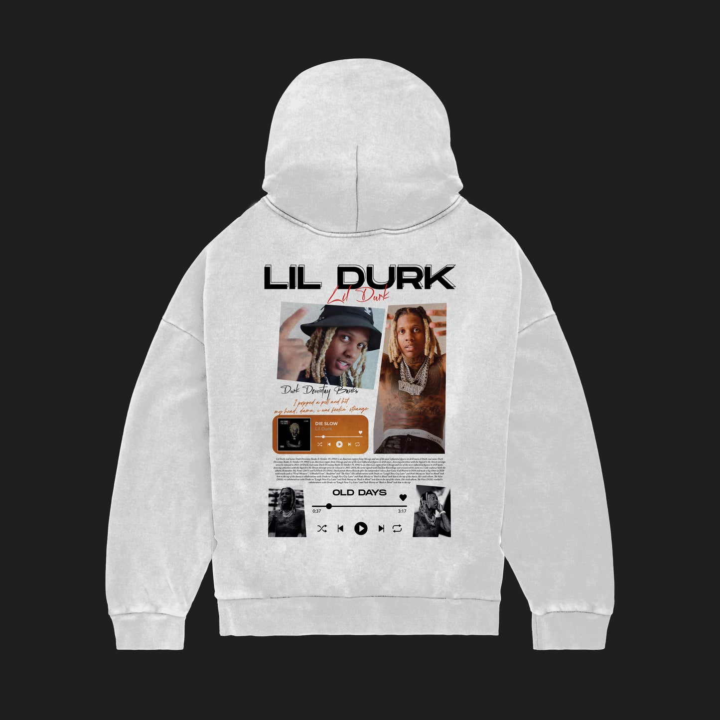 MACKBEARS™   Oversize LIL DURK  Hoodie