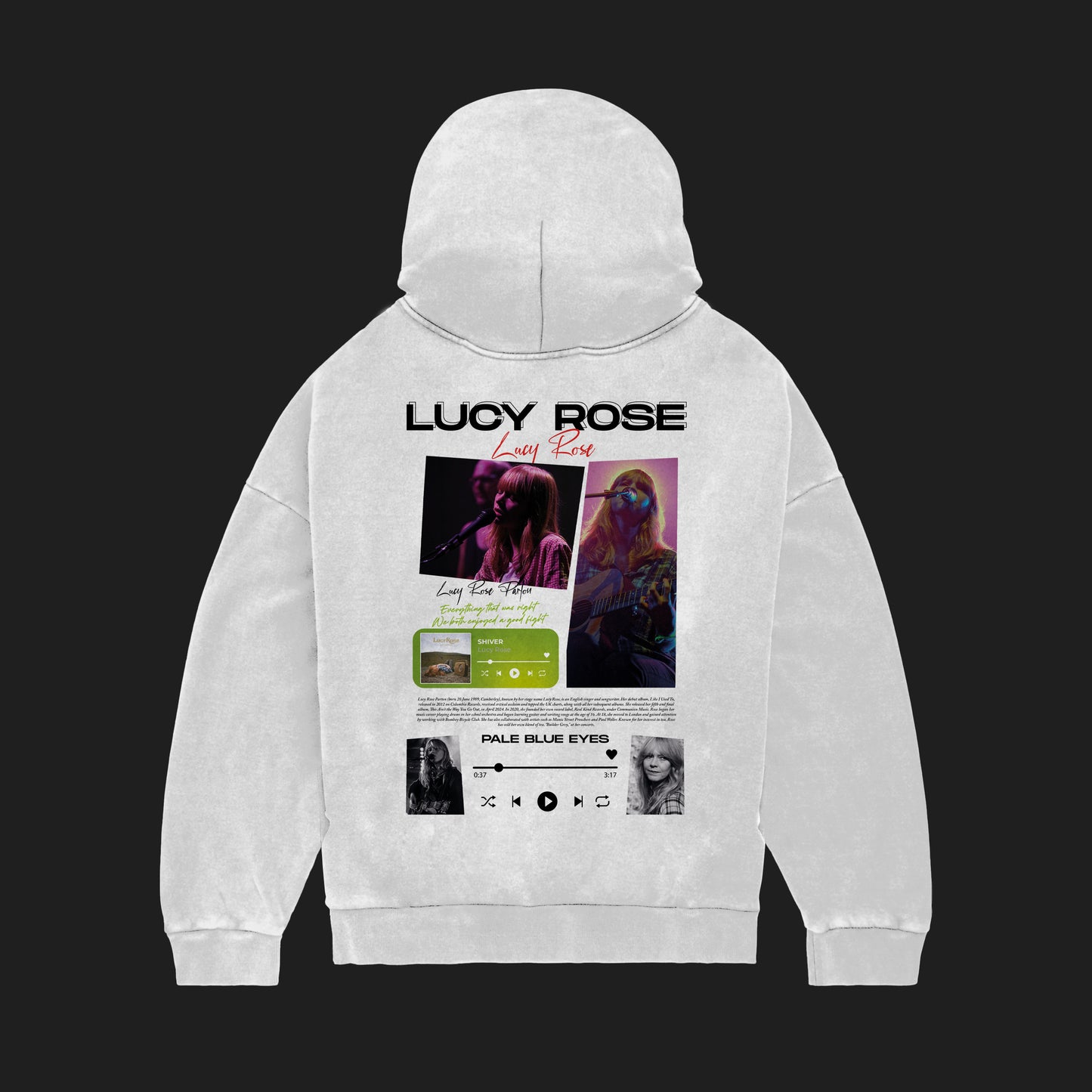 MACKBEARS™   Oversize LUCY ROSE  Hoodie