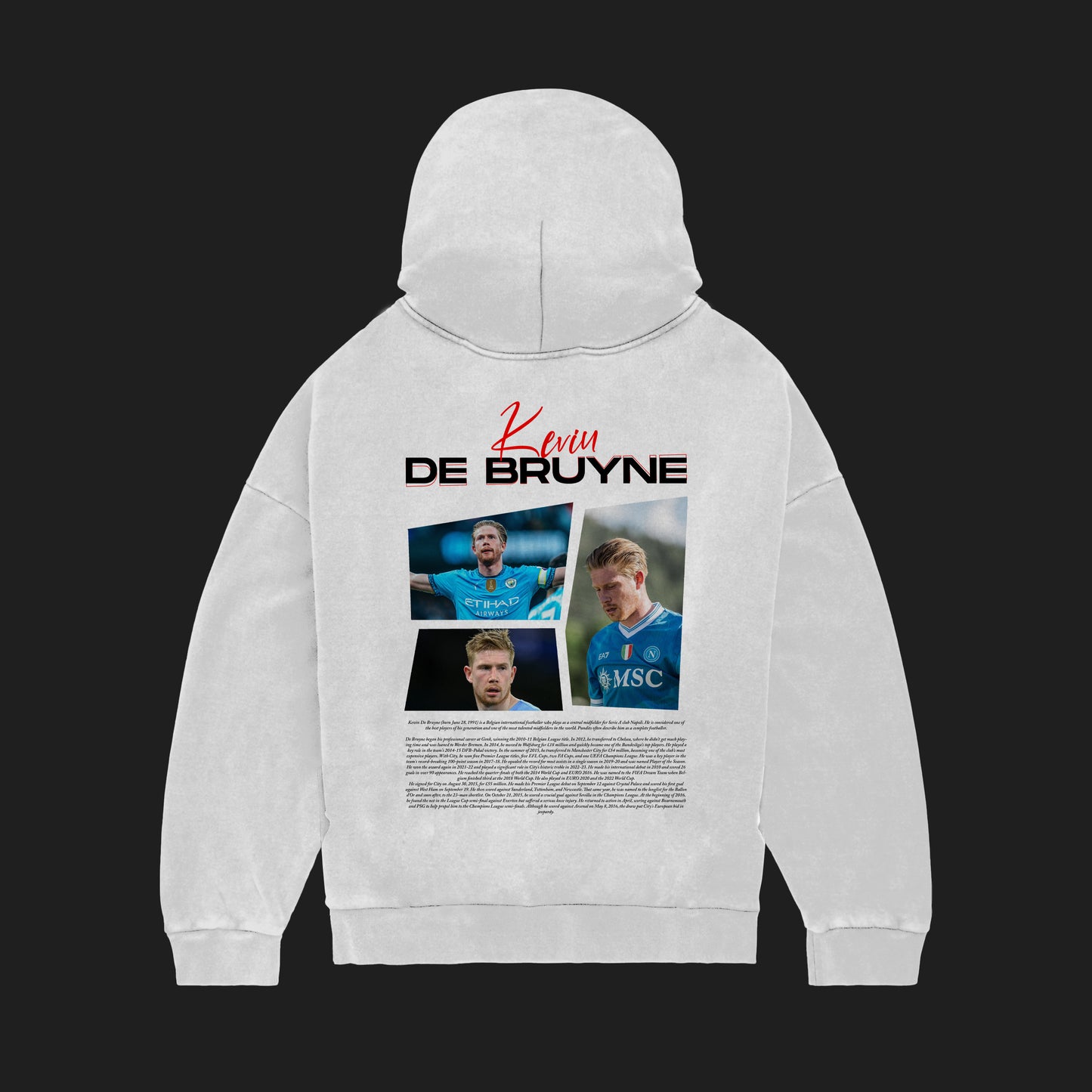 MACKBEARS™   Oversize KEVİN DE BRUYNE Hoodie