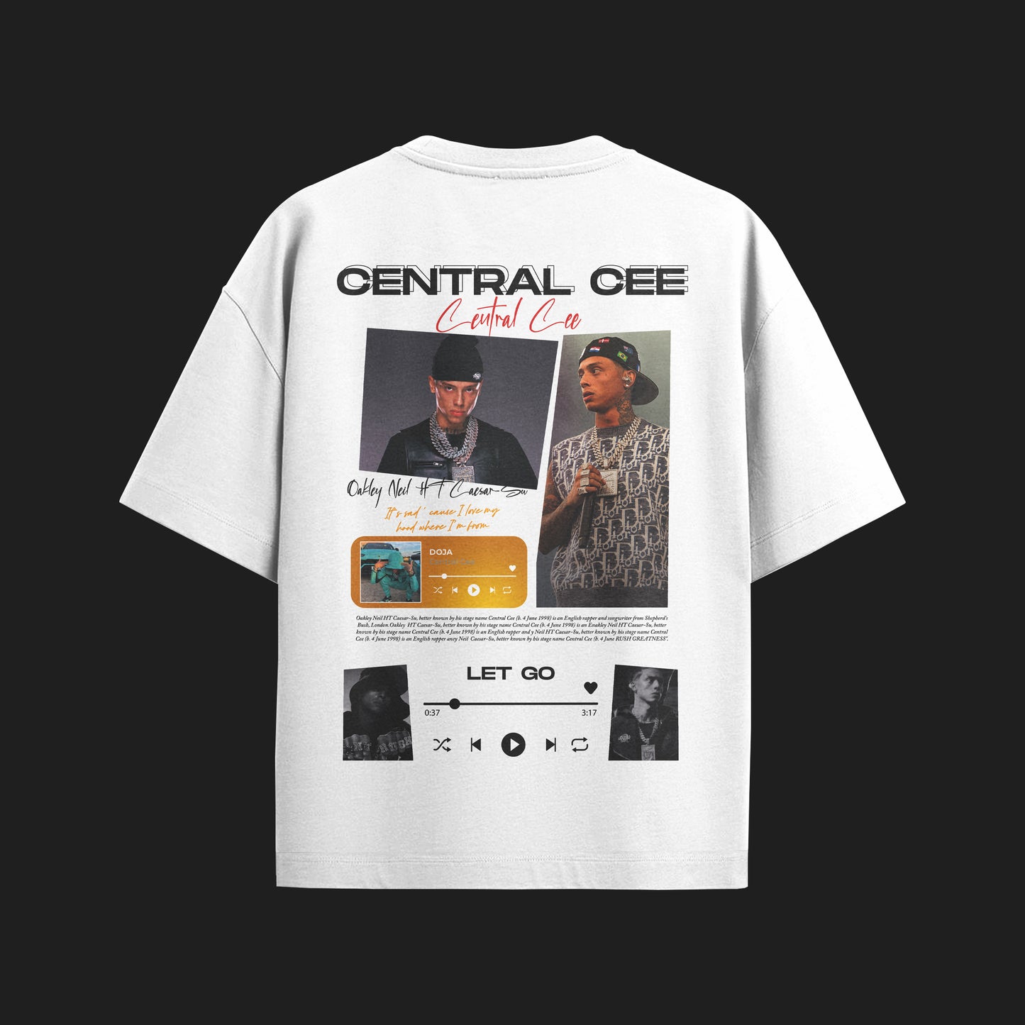 MACKBEARS™   Oversize CENTRAL CEE T-shirt