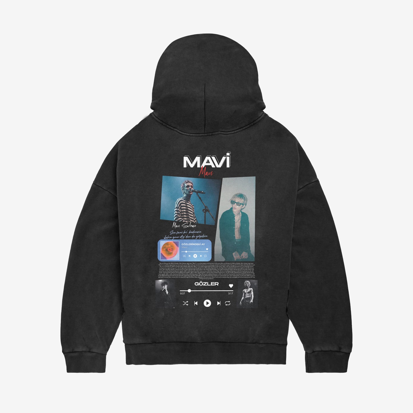 MACKBEARS™   Oversize MAVİ  Hoodie