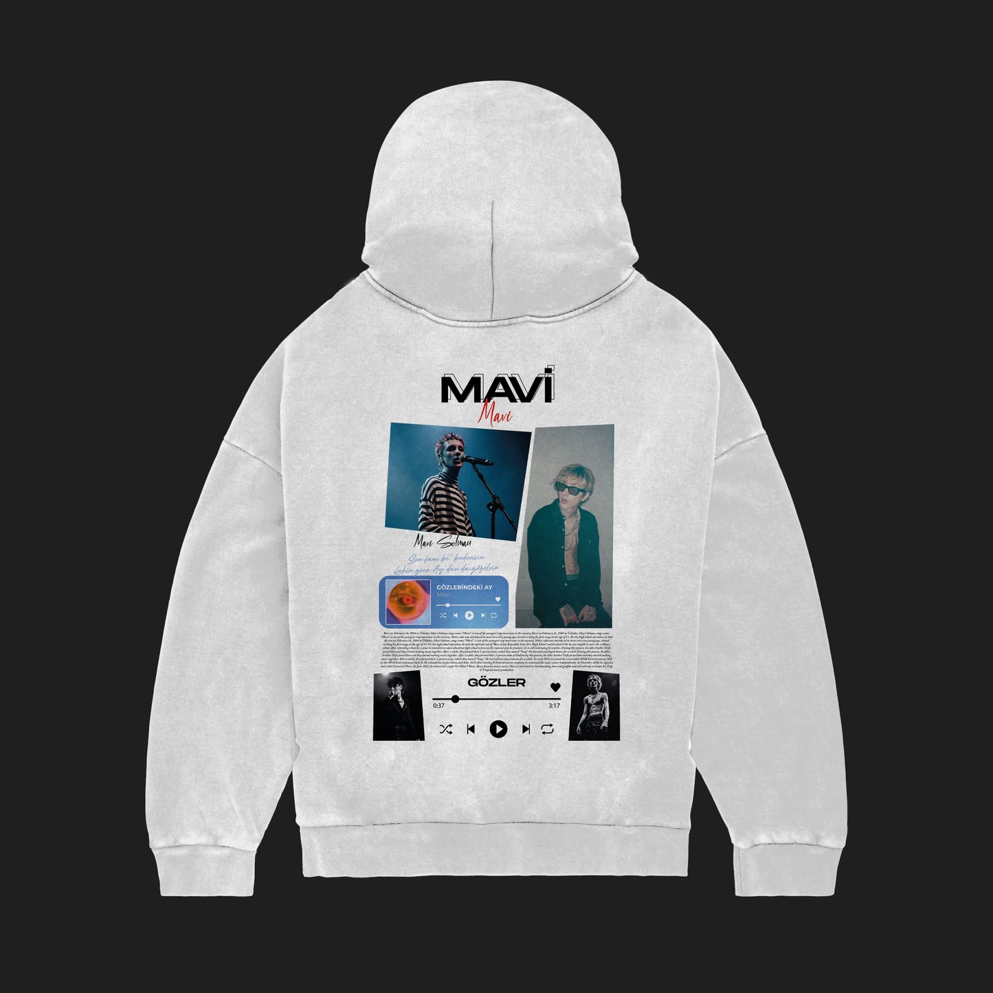 MACKBEARS™   Oversize MAVİ  Hoodie