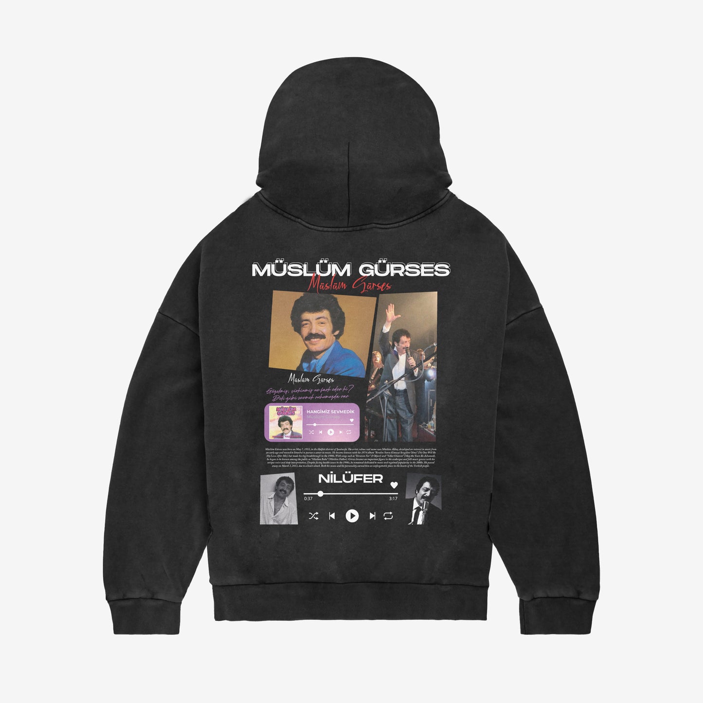 MACKBEARS™   Oversize MÜSLÜM GÜRSES Hoodie