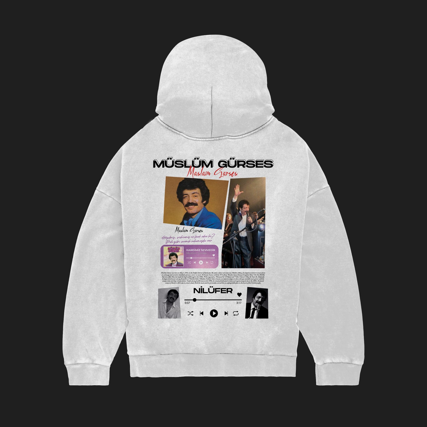 MACKBEARS™   Oversize MÜSLÜM GÜRSES Hoodie