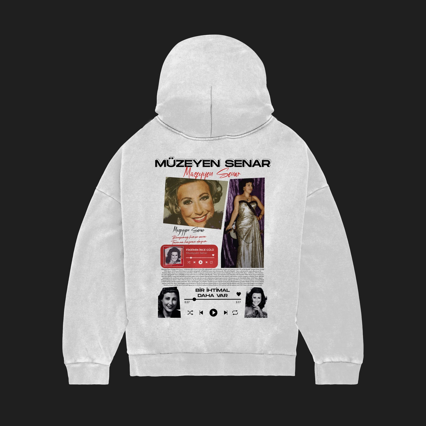 MACKBEARS™   Oversize MÜZEYEN SENAR Hoodie