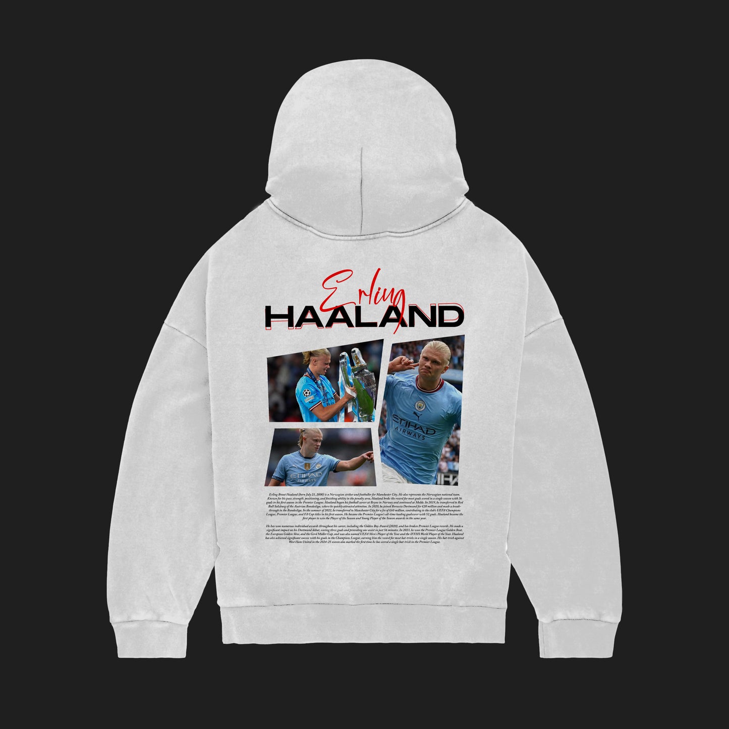 MACKBEARS™   Oversize  ERLİNG HAALAND Hoodie