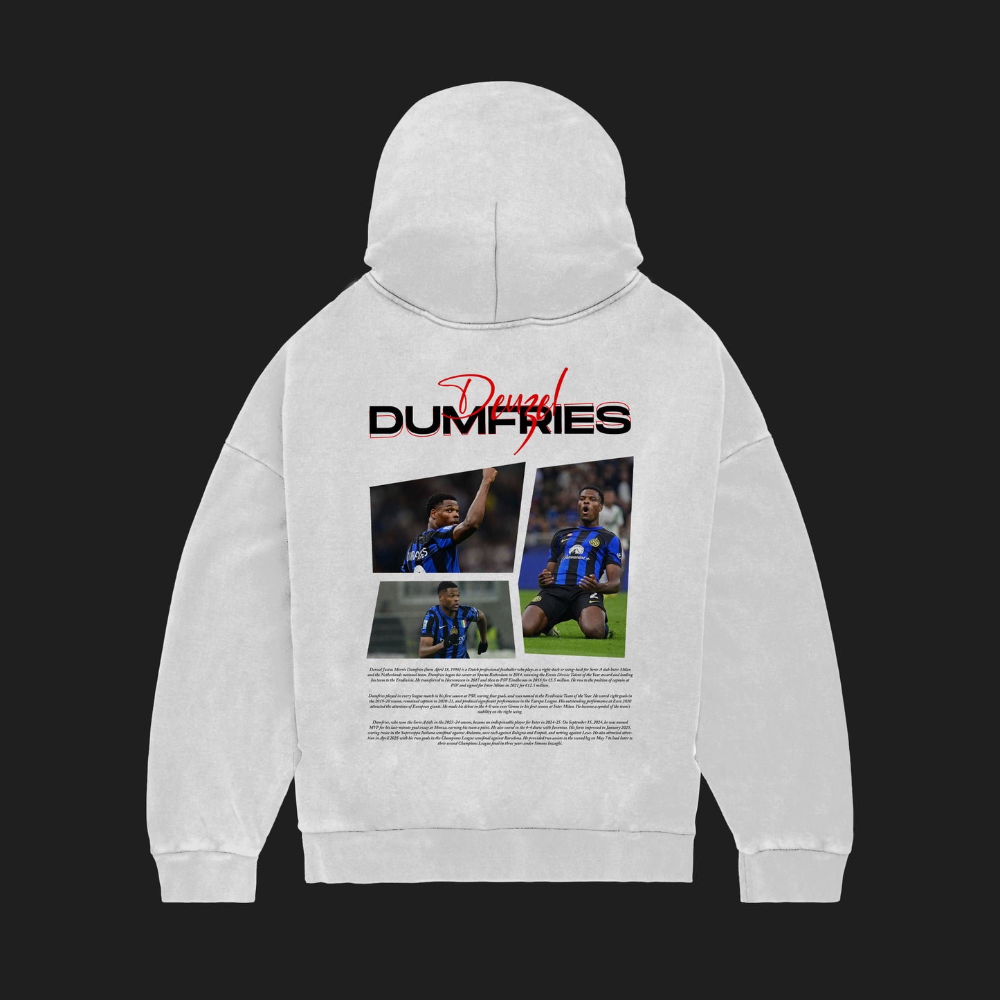 MACKBEARS™   Oversize DENZEL DUMFRIES Hoodie