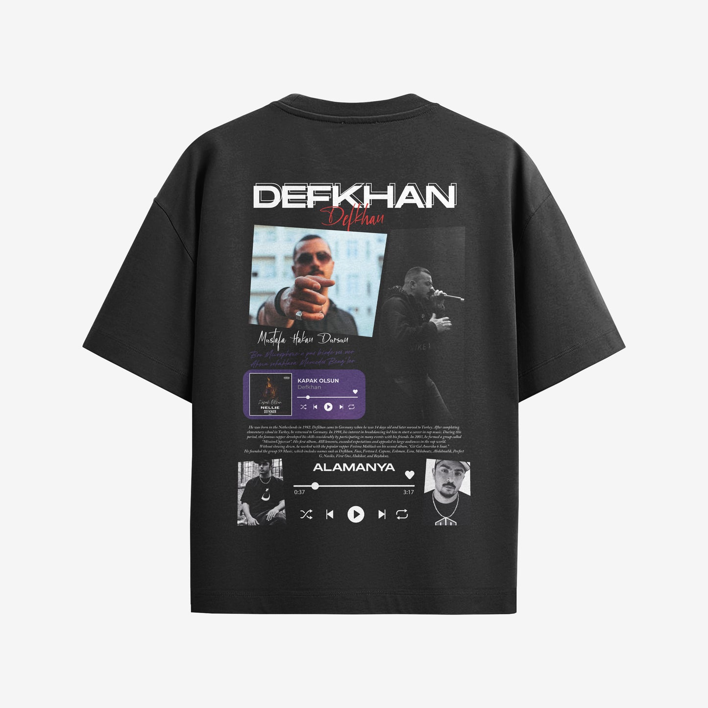 MACKBEARS™  Oversize DEFKHAN T-shirt