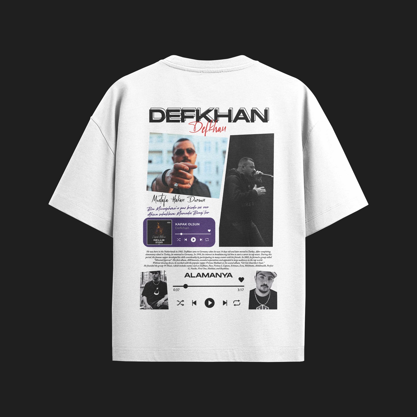 MACKBEARS™  Oversize DEFKHAN T-shirt