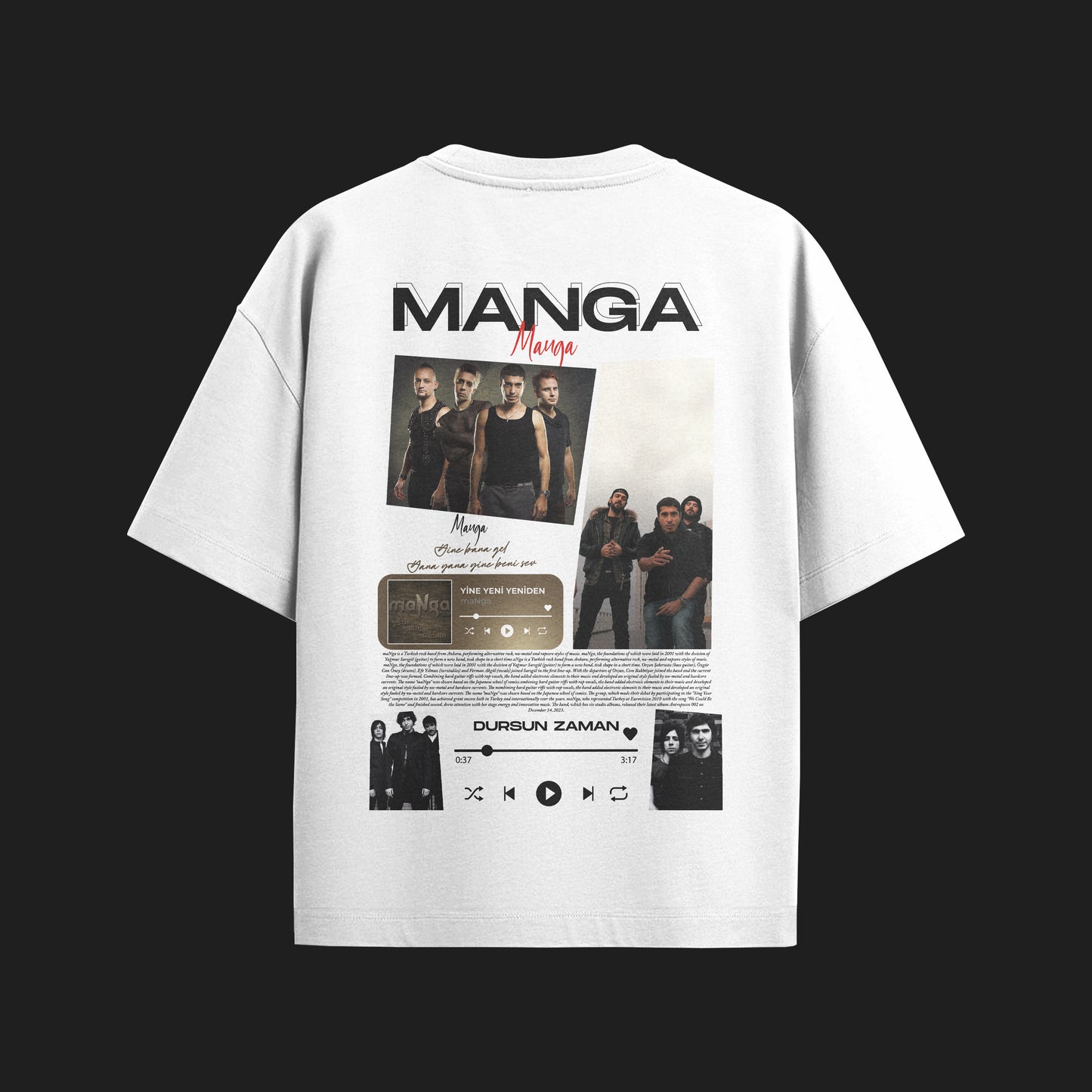 MACKBEARS™  Oversize MANGA T-shirt