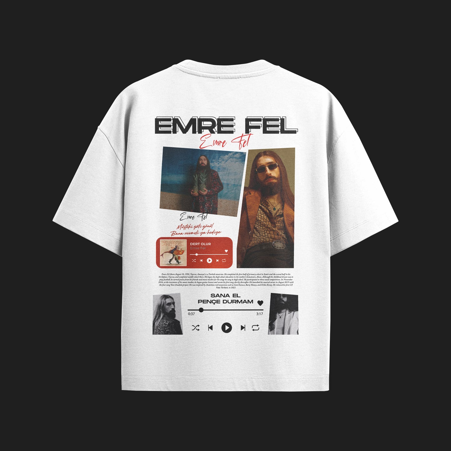 MACKBEARS™   Oversize EMRE FEL T-shirt
