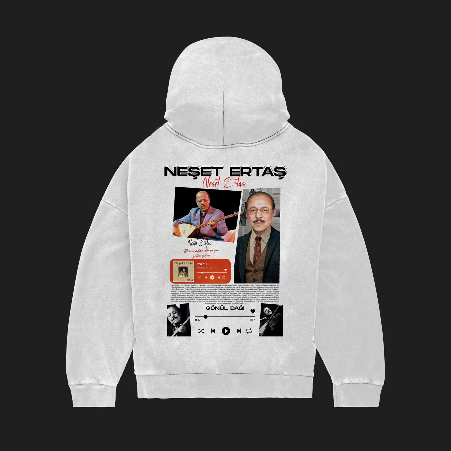 MACKBEARS™   Oversize NEŞET ERTAŞ Hoodie