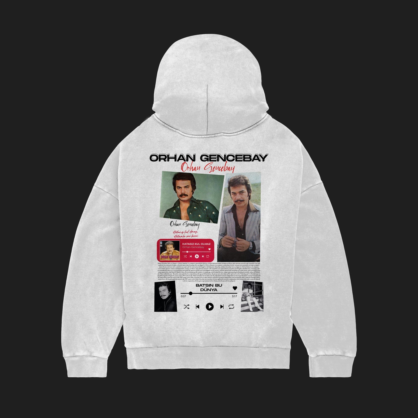 MACKBEARS™   Oversize ORHAN GENCEBAY Hoodie