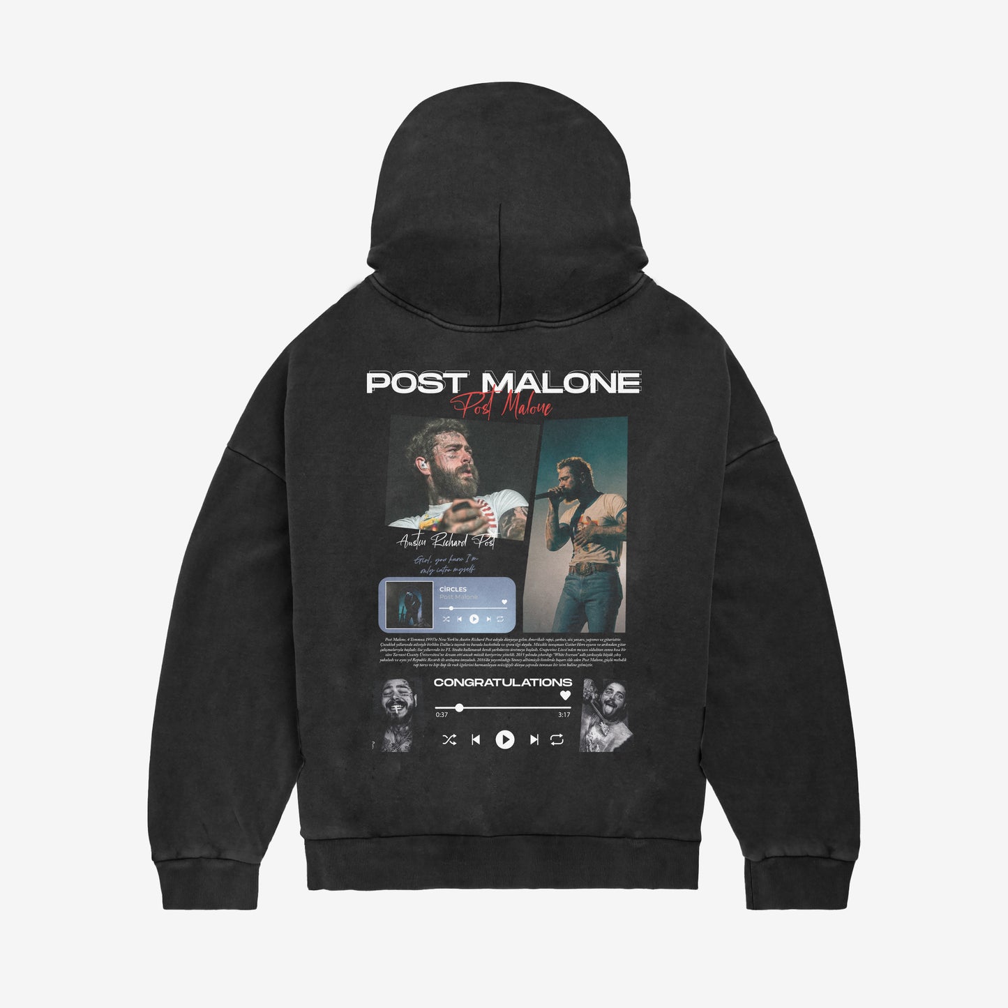 MACKBEARS  Oversize POST MALONE  Hoodie