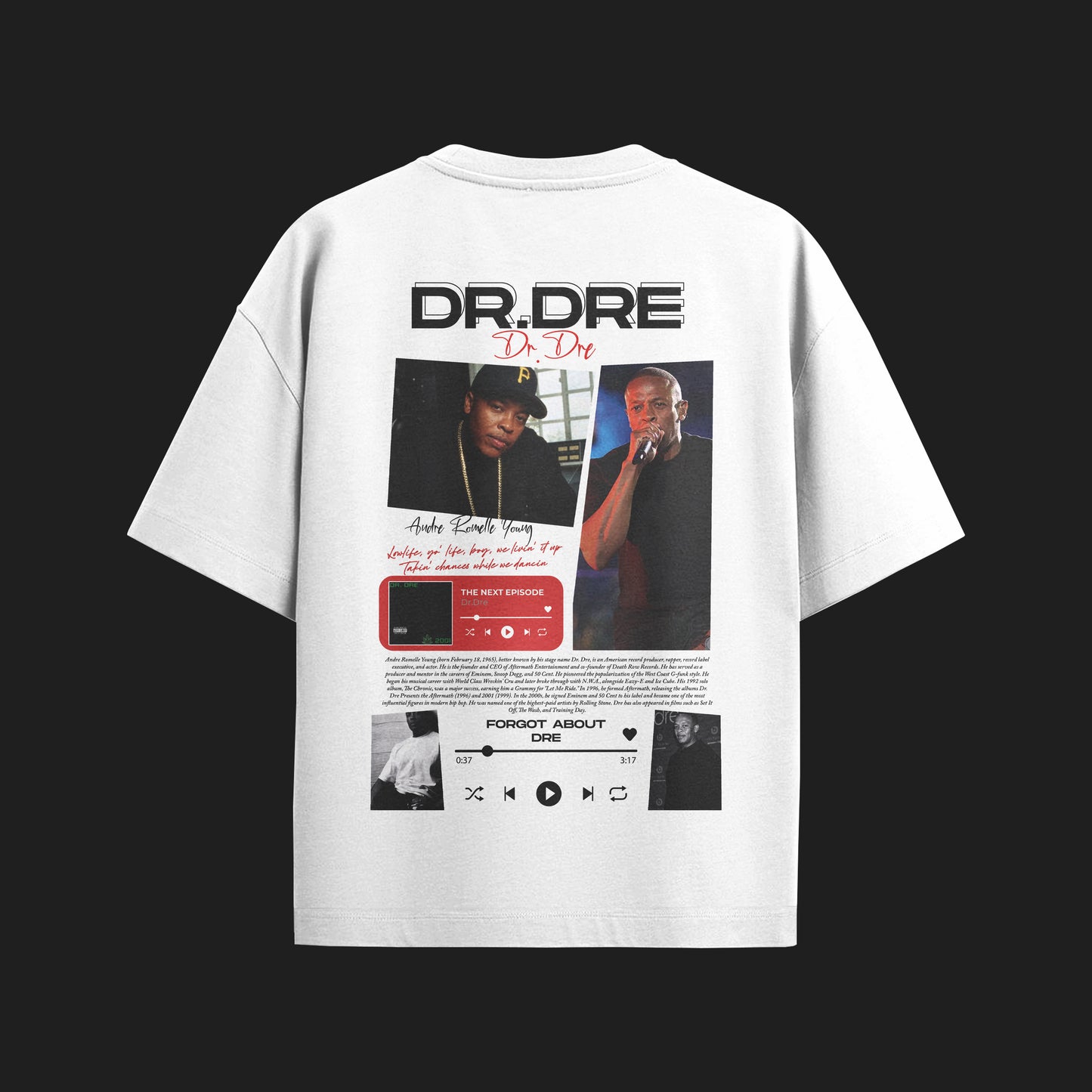 MACKBEARS™   Oversize DR. DRE T-shirt