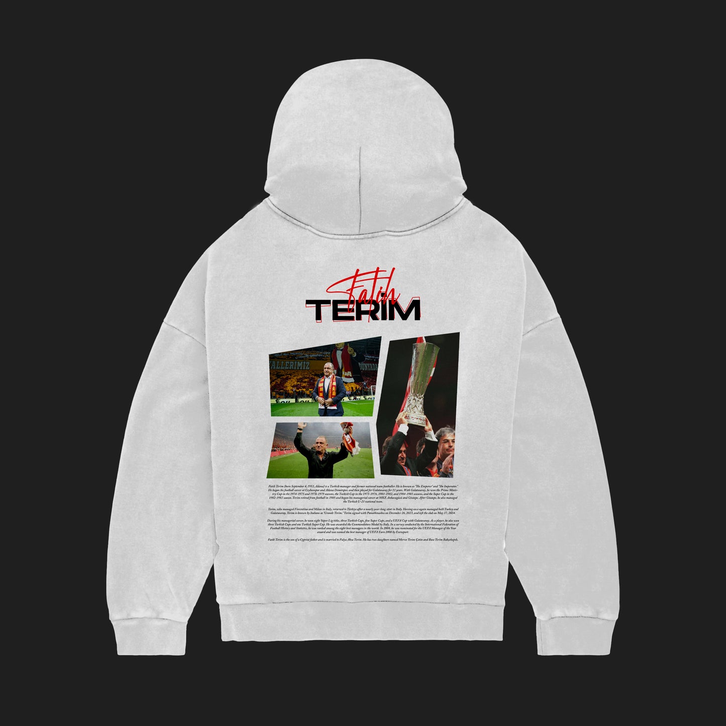 MACKBEARS™   Oversize FATİH TERİM Hoodie