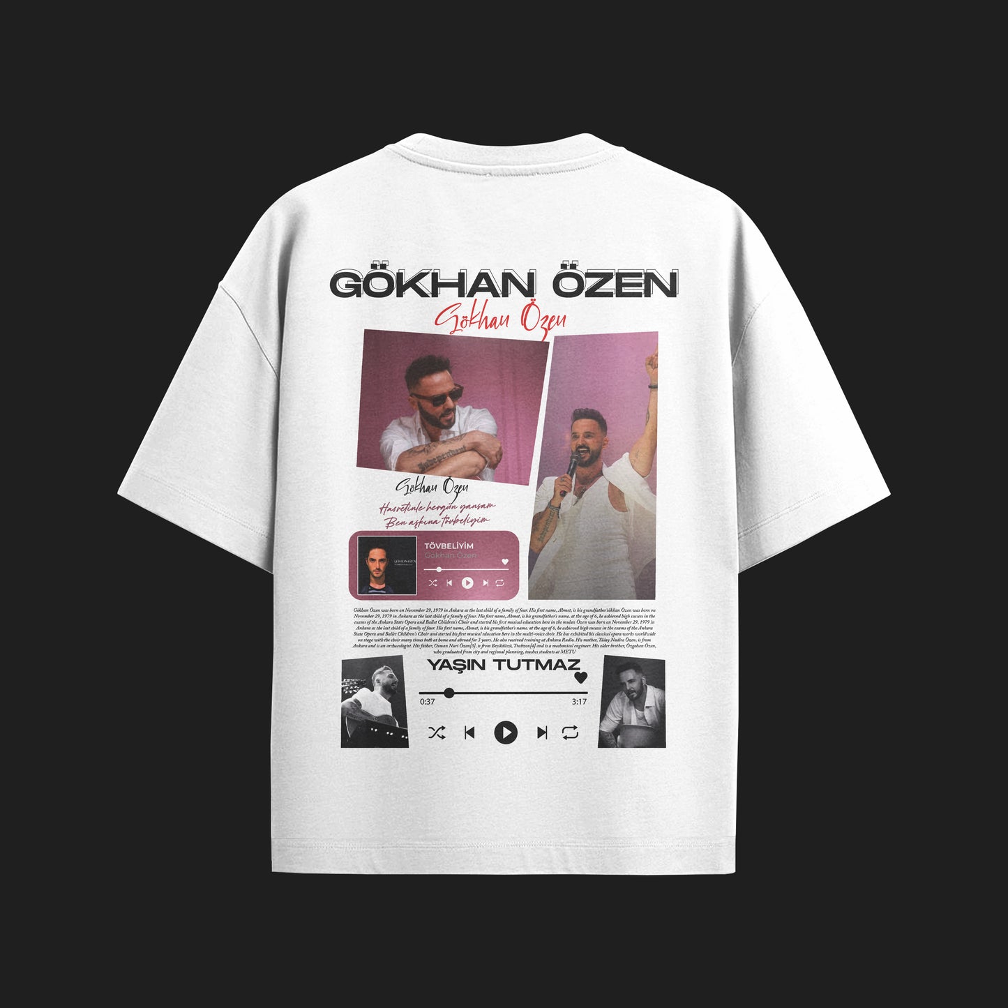 MACKBEARS™   Oversize GÖKHAN ÖZEN T-shirt