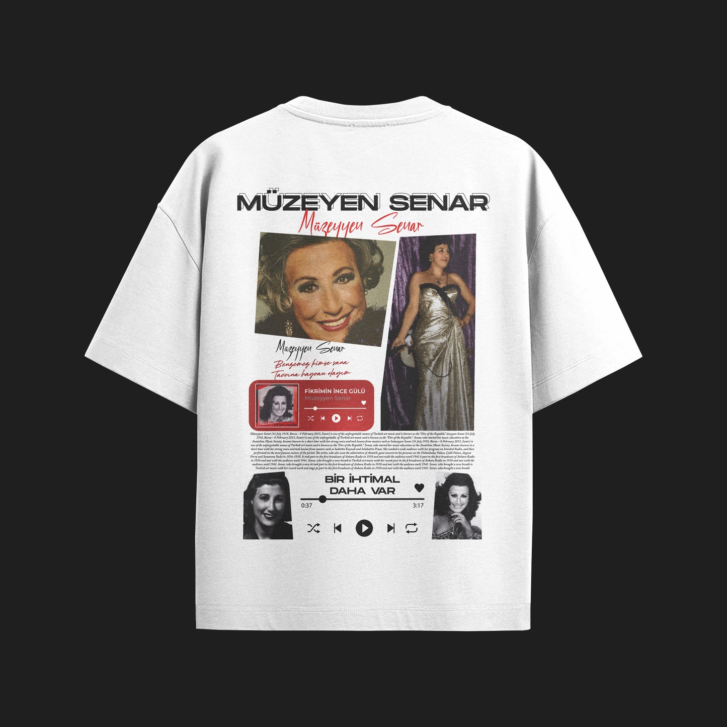 MACKBEARS™  Oversize MÜZEYYEN SENAR  T-shirt