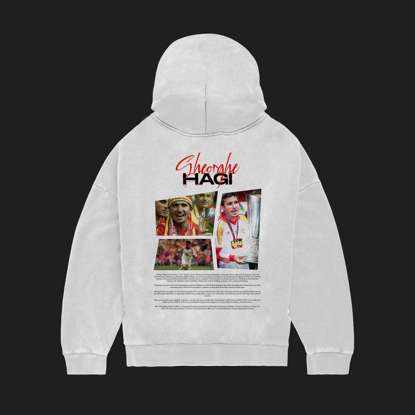 MACKBEARS™   Oversize GHEORGHE HAGI  Hoodie