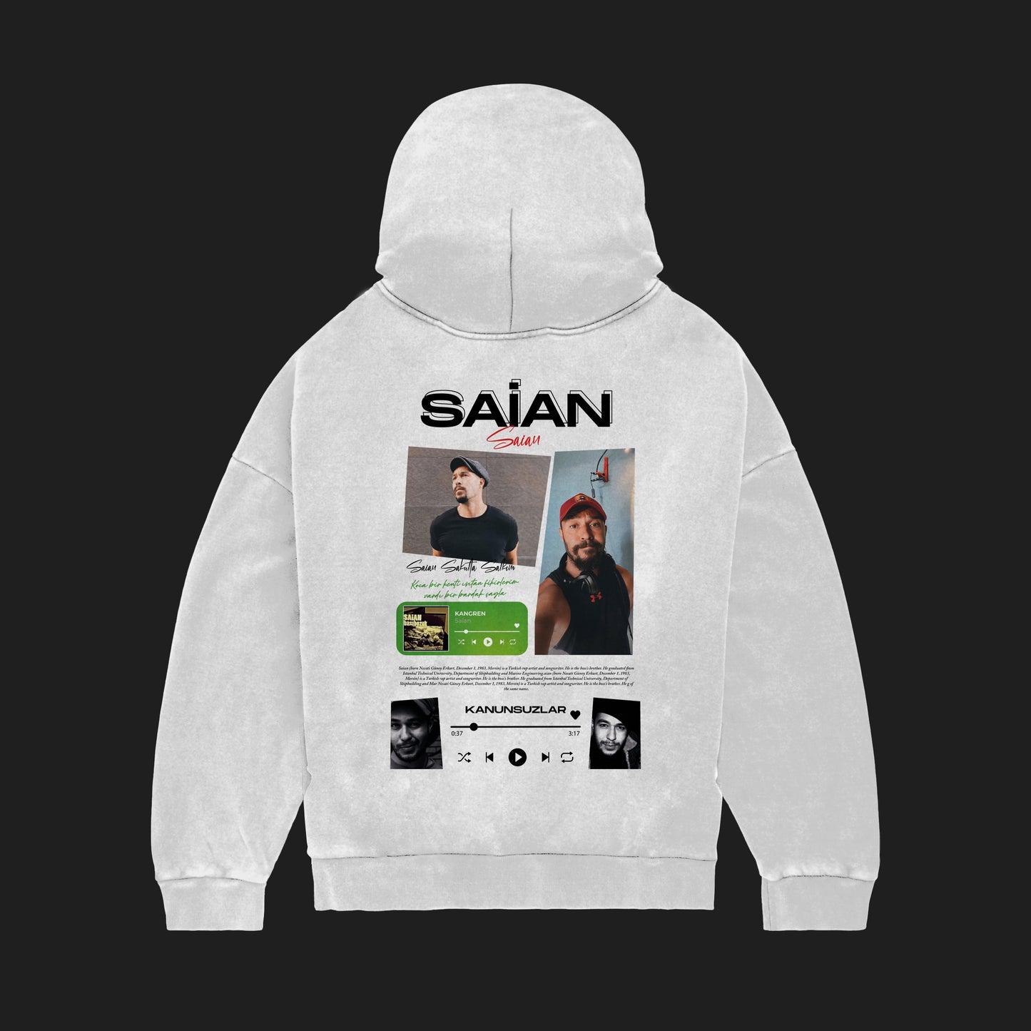MACKBEARS™   Oversize SAİAN  Hoodie