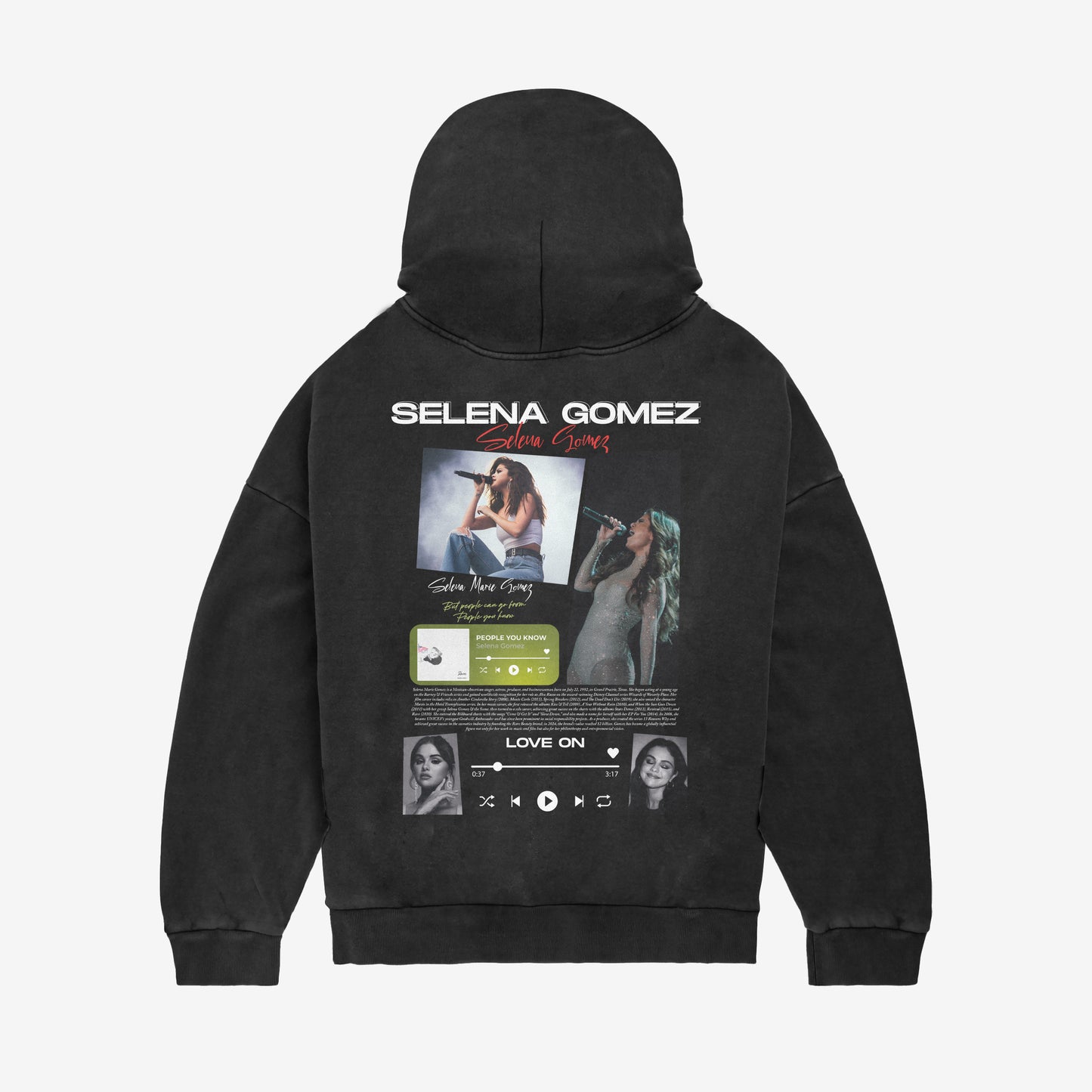 MACKBEARS™   Oversize SELENA GOMEZ  Hoodie