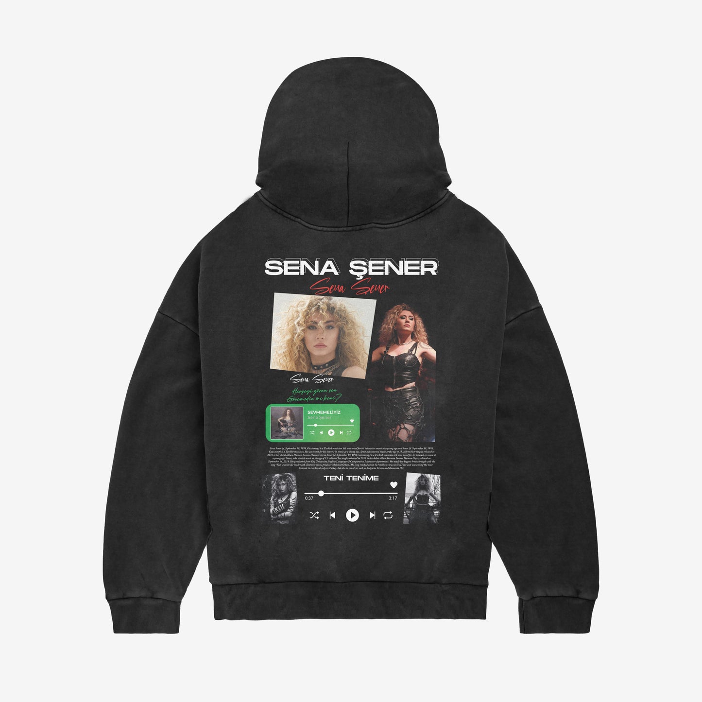 MACKBEARS™   Oversize SENA ŞENER  Hoodie