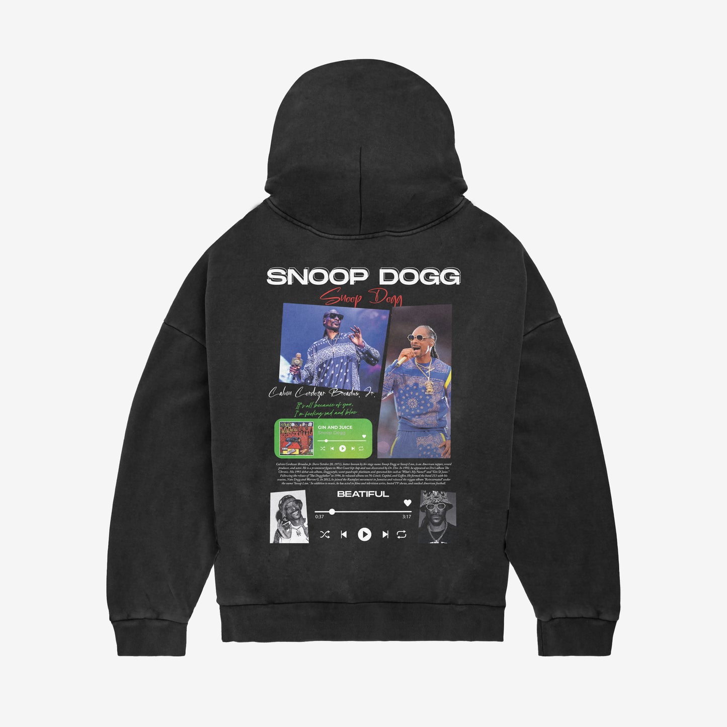 MACKBEARS™   Oversize SNOOP DOGG Hoodie
