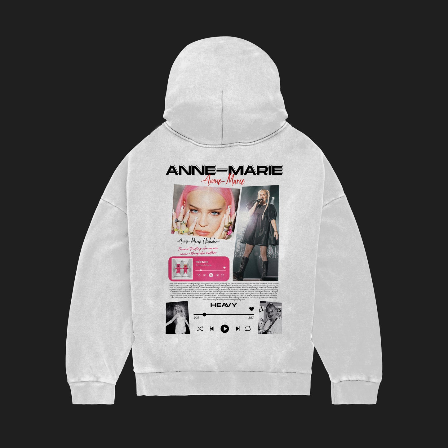 MACKBEARS™   Oversize ANNE MARIE Hoodie