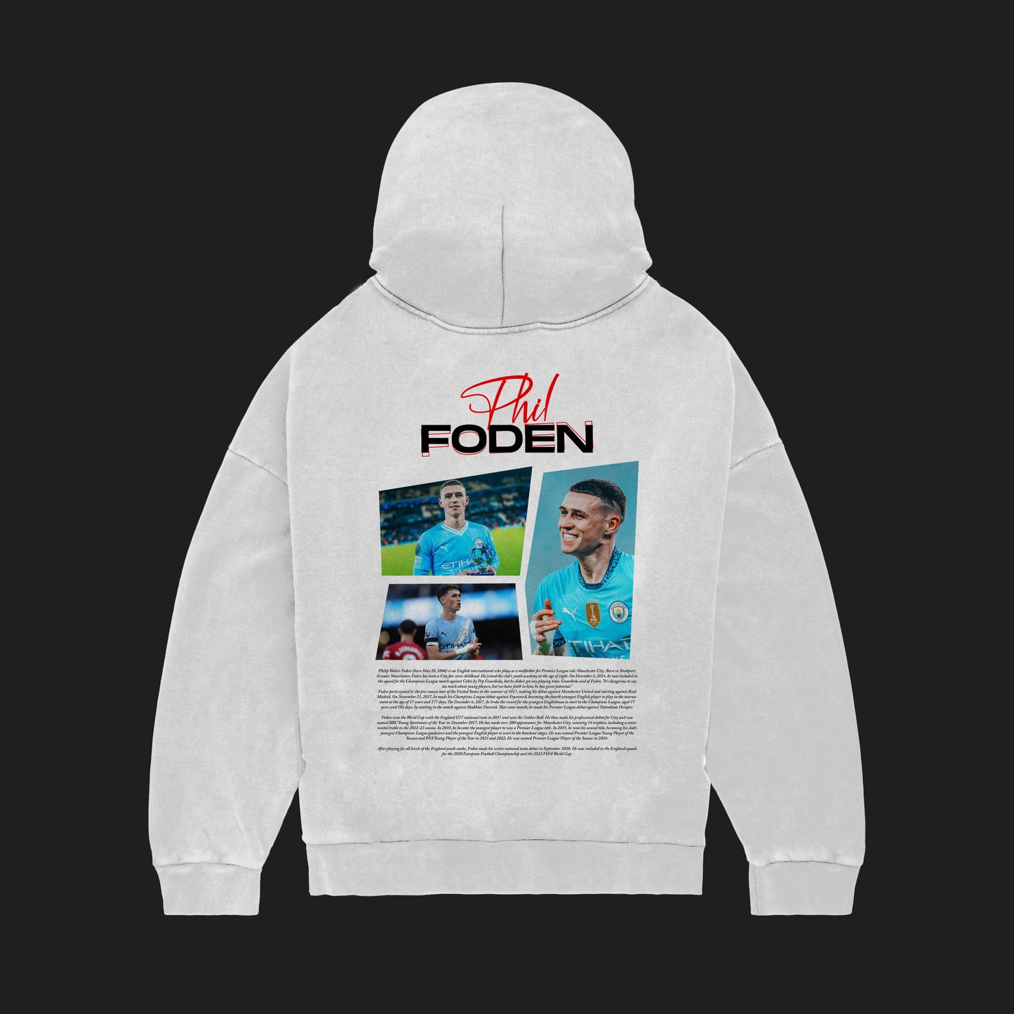 MACKBEARS™   Oversize PHİL FODEN Hoodie