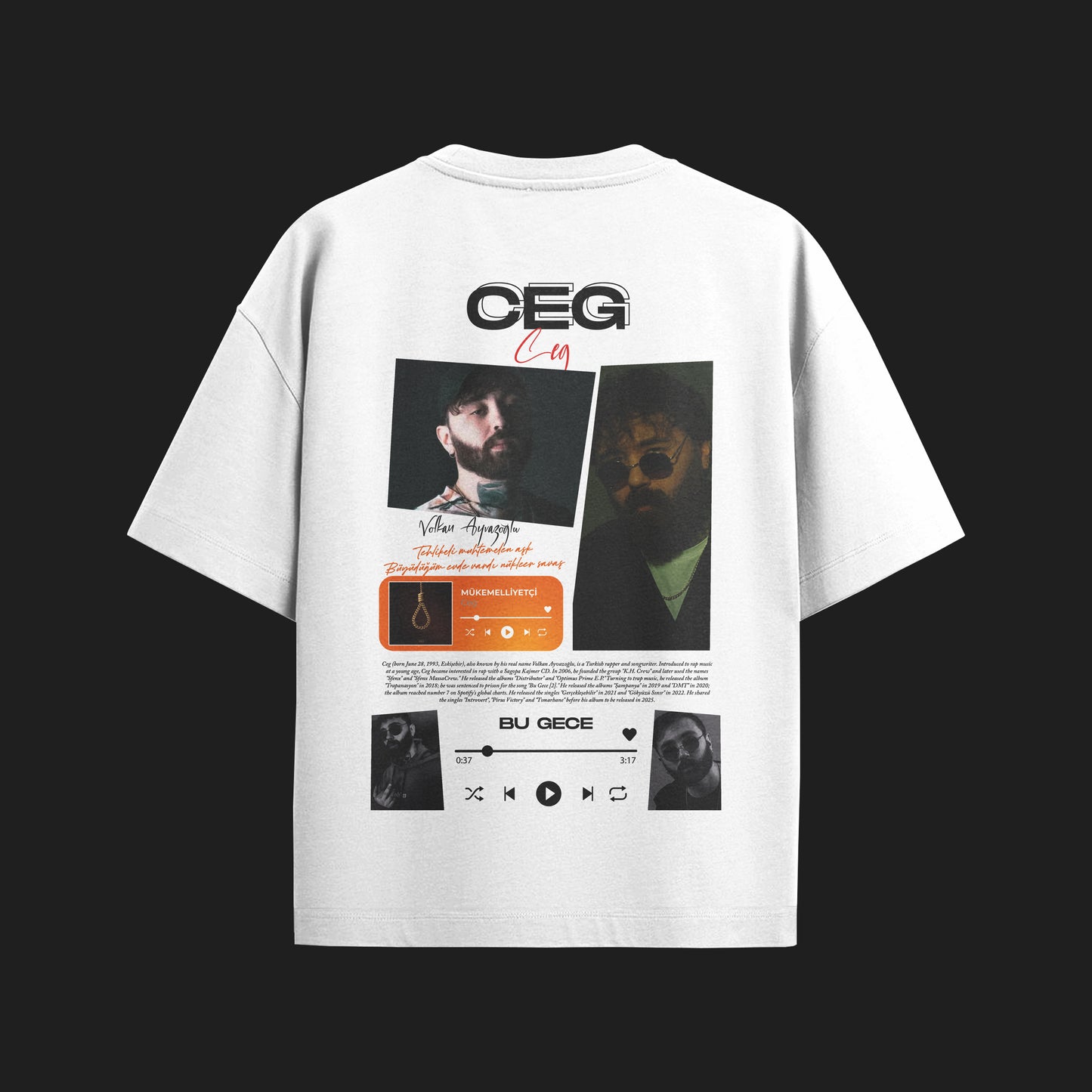 MACKBEARS™   Oversize  CEG T-shirt