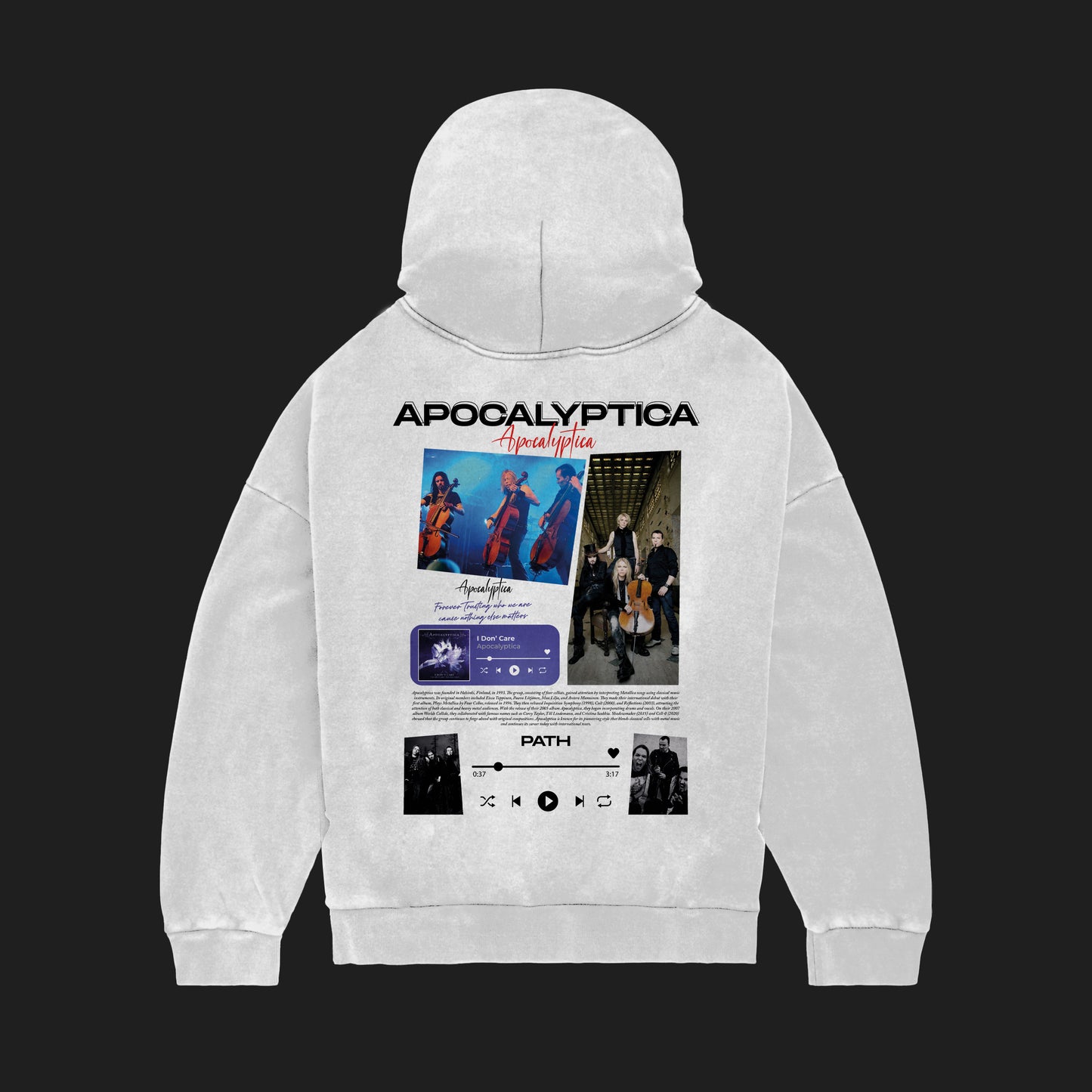 MACKBEARS™   Oversize APOCALYPTICA Hoodie
