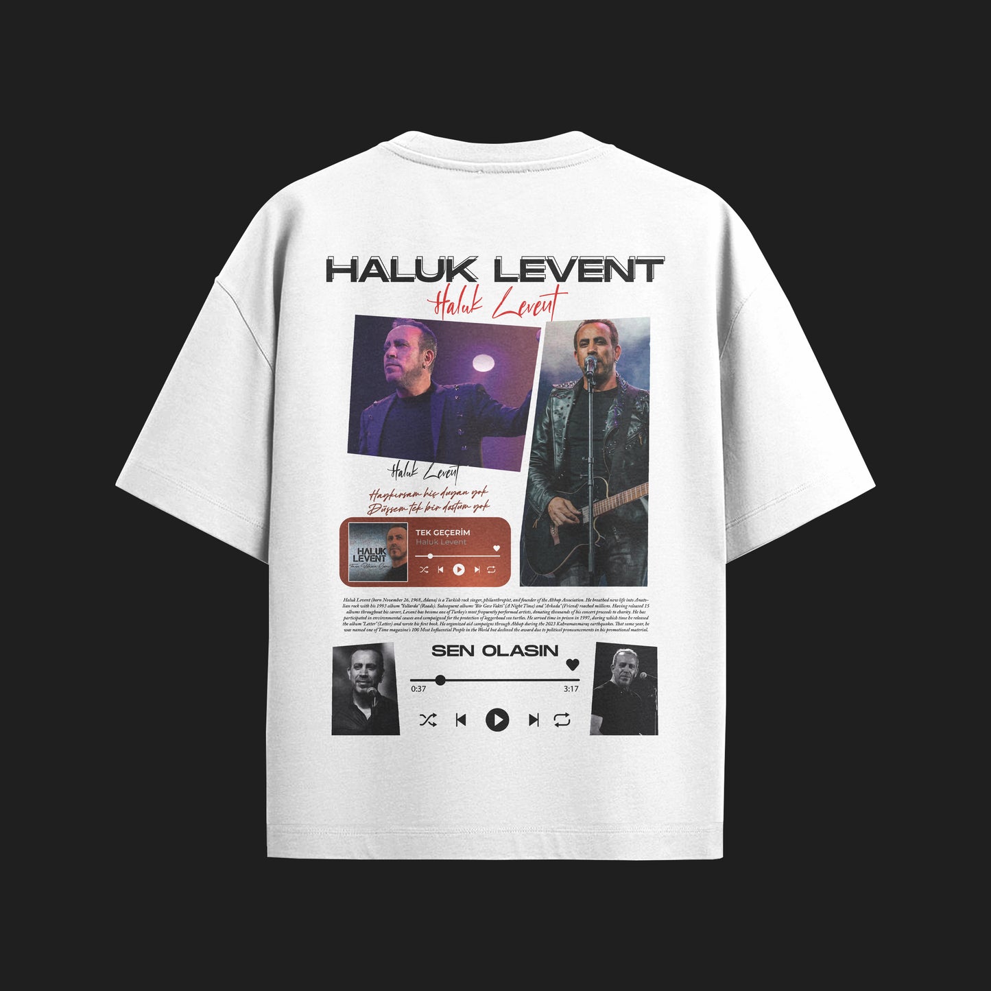 MACKBEARS™   Oversize  HALUK LEVENT T-shirt