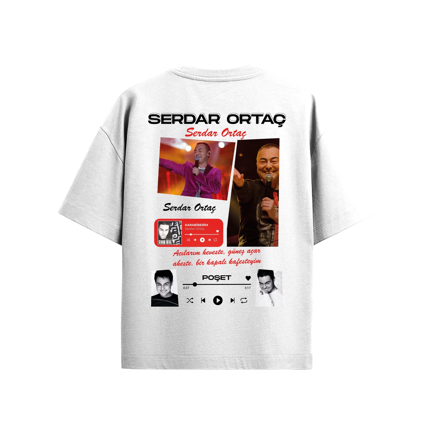 MACKBEARS™   Oversize SERDAR ORTAÇ T-shirt