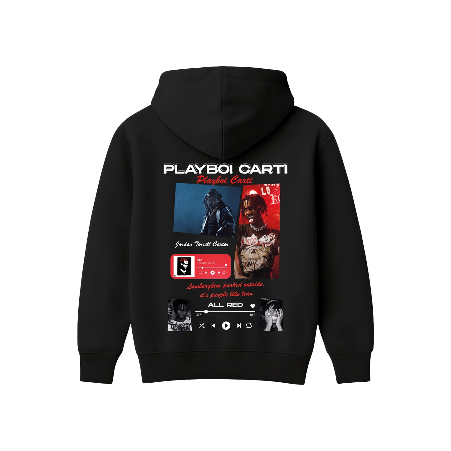 MACKBEARS™   Oversize PLAYBOI CARTI Hoodie
