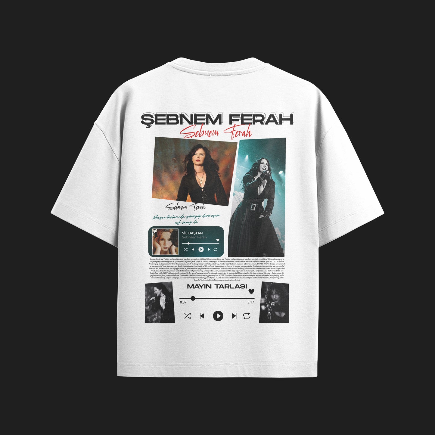 MACKBEARS™   Oversize ŞEBNEM FERAH T-shirt