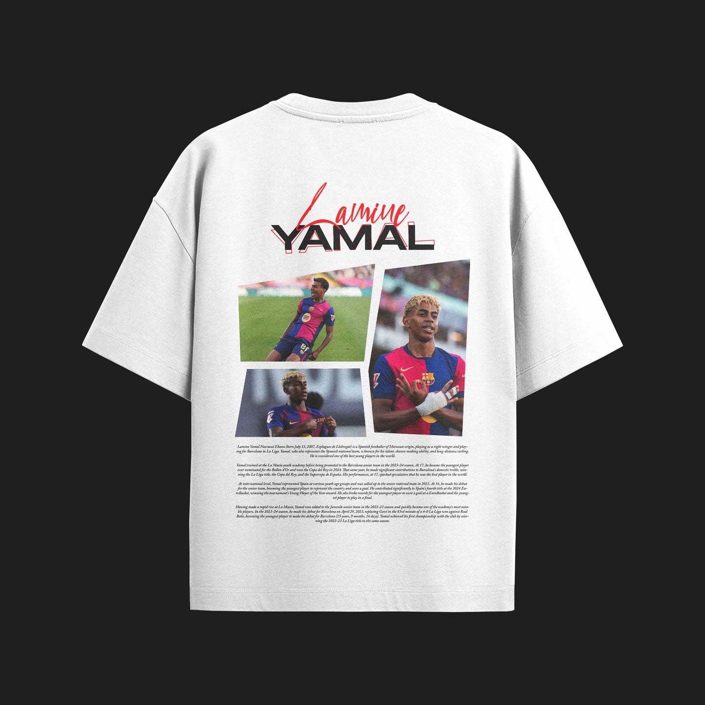 MACKBEARS™   Oversize  LAMİNE YAMAL T-shirt