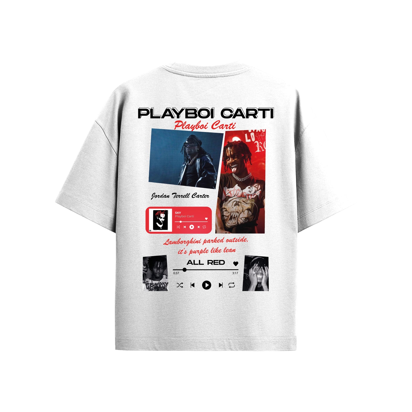 MACKBEARS™   Oversize PLAYBOI CARTI T-shirt