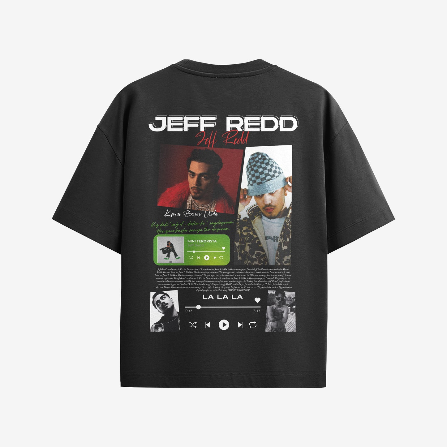 MACKBEARS™   Oversize JEFF REDD T-shirt