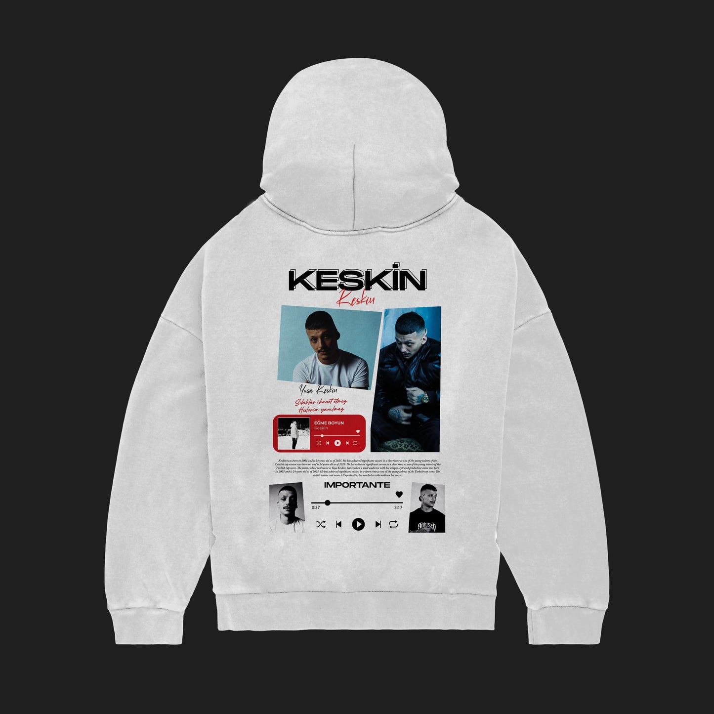 MACKBEARS™   Oversize KESKİN Hoodie