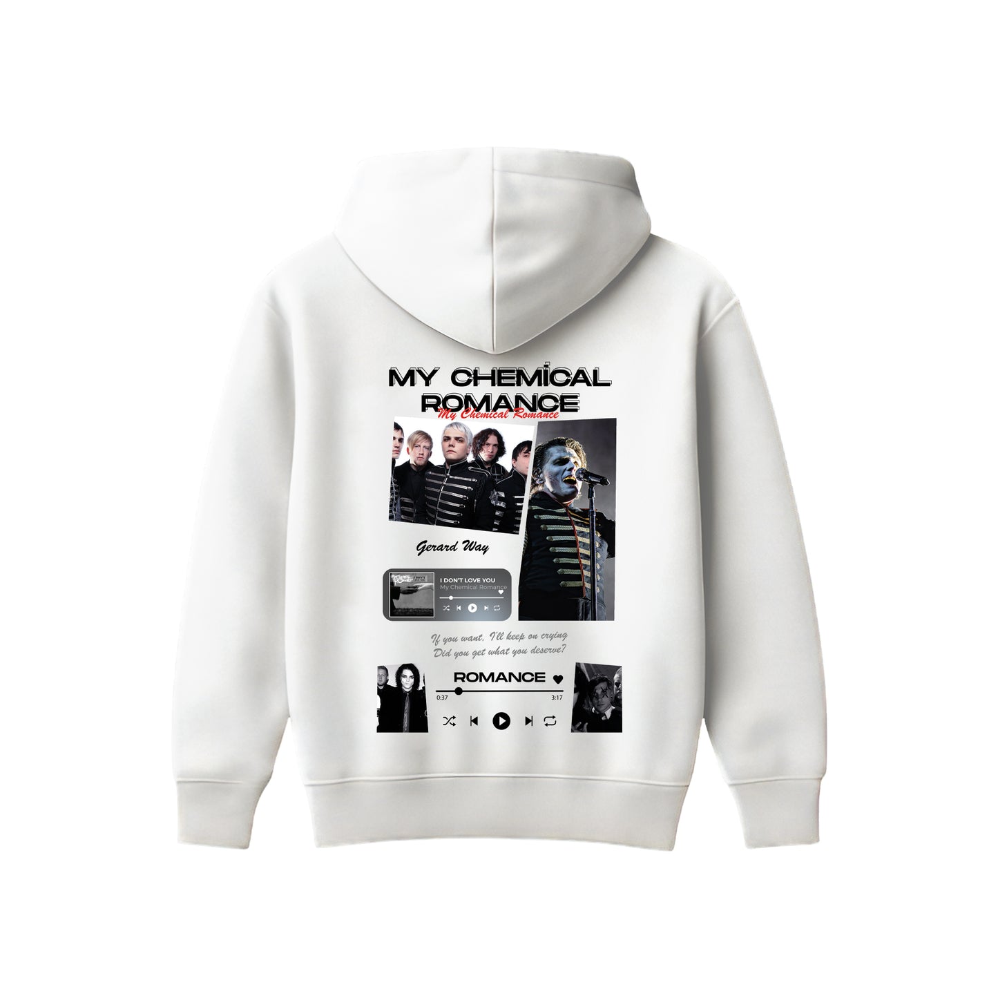MACKBEARS™   Oversize MY CHEMİCAL ROMANCE  Hoodie