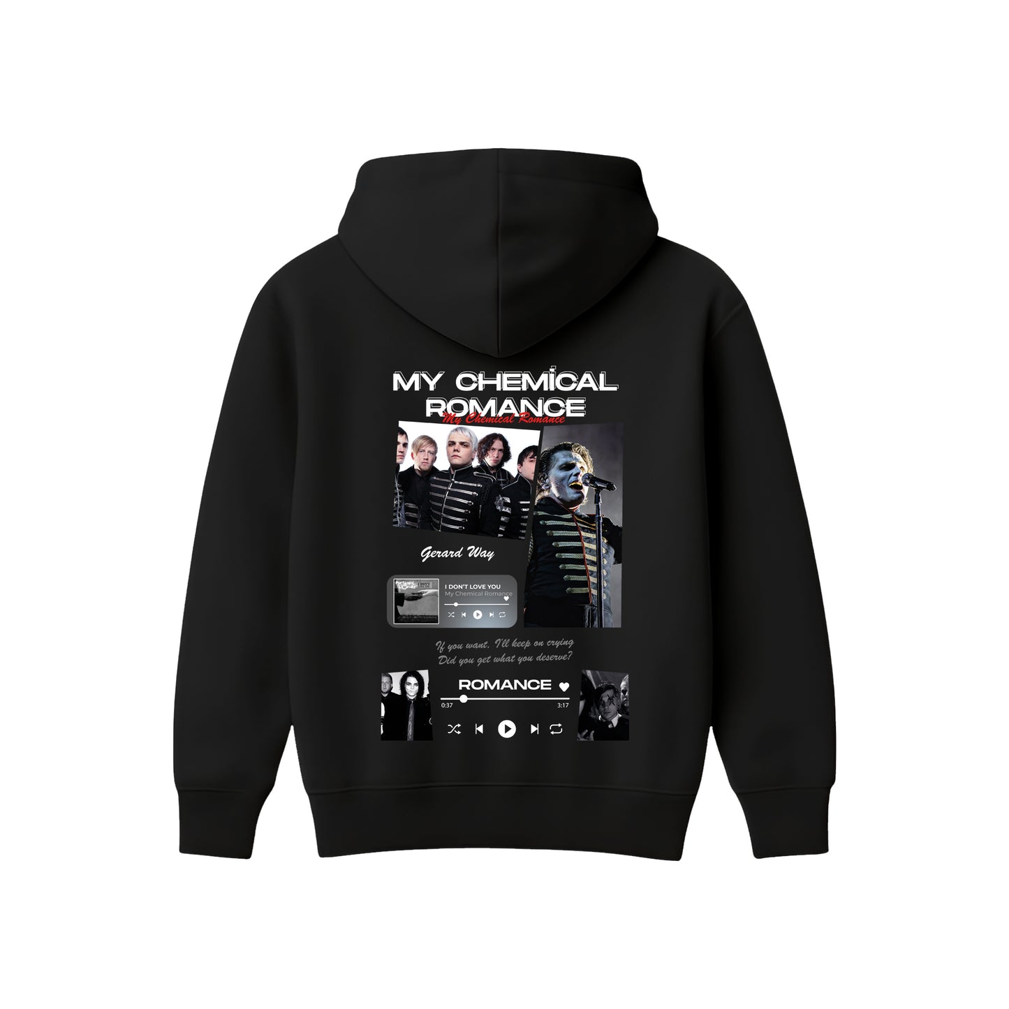 MACKBEARS™   Oversize MY CHEMİCAL ROMANCE  Hoodie
