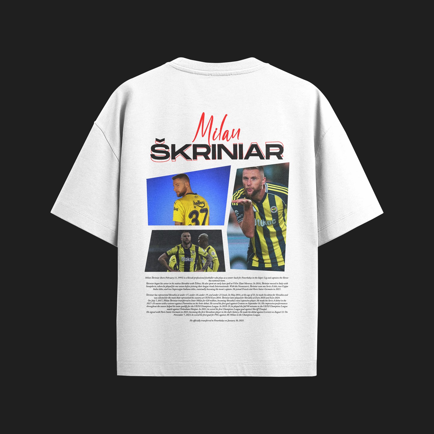 MACKBEARS™   Oversize  MİLAN SKRINIAR  T-shirt