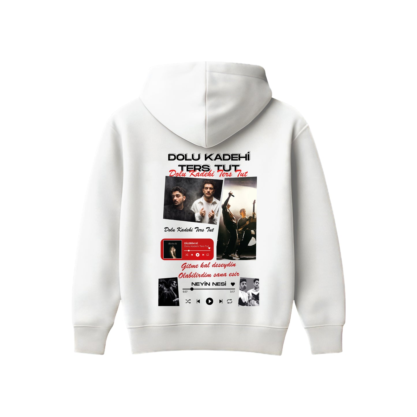 MACKBEARS™   Oversize DOLU KADEHİ TERS TUT Hoodie