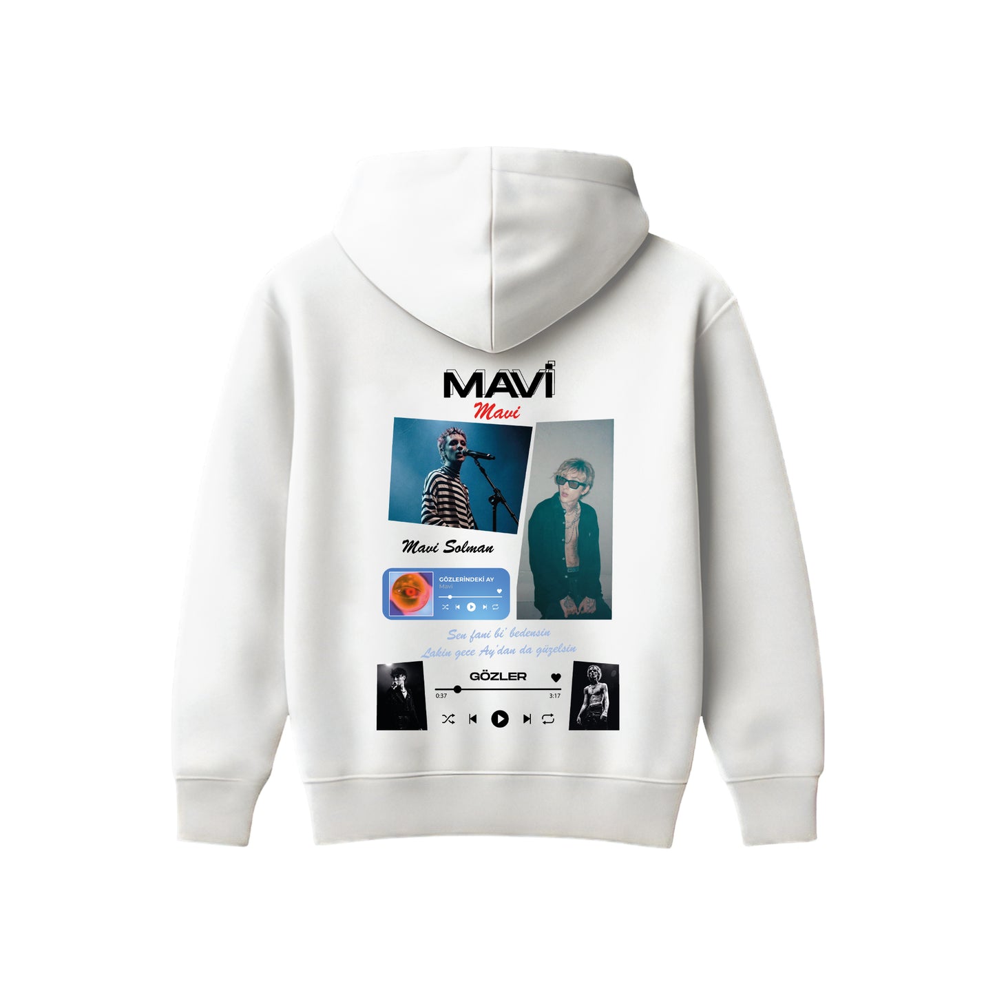 MACKBEARS™   Oversize MAVİ  Hoodie