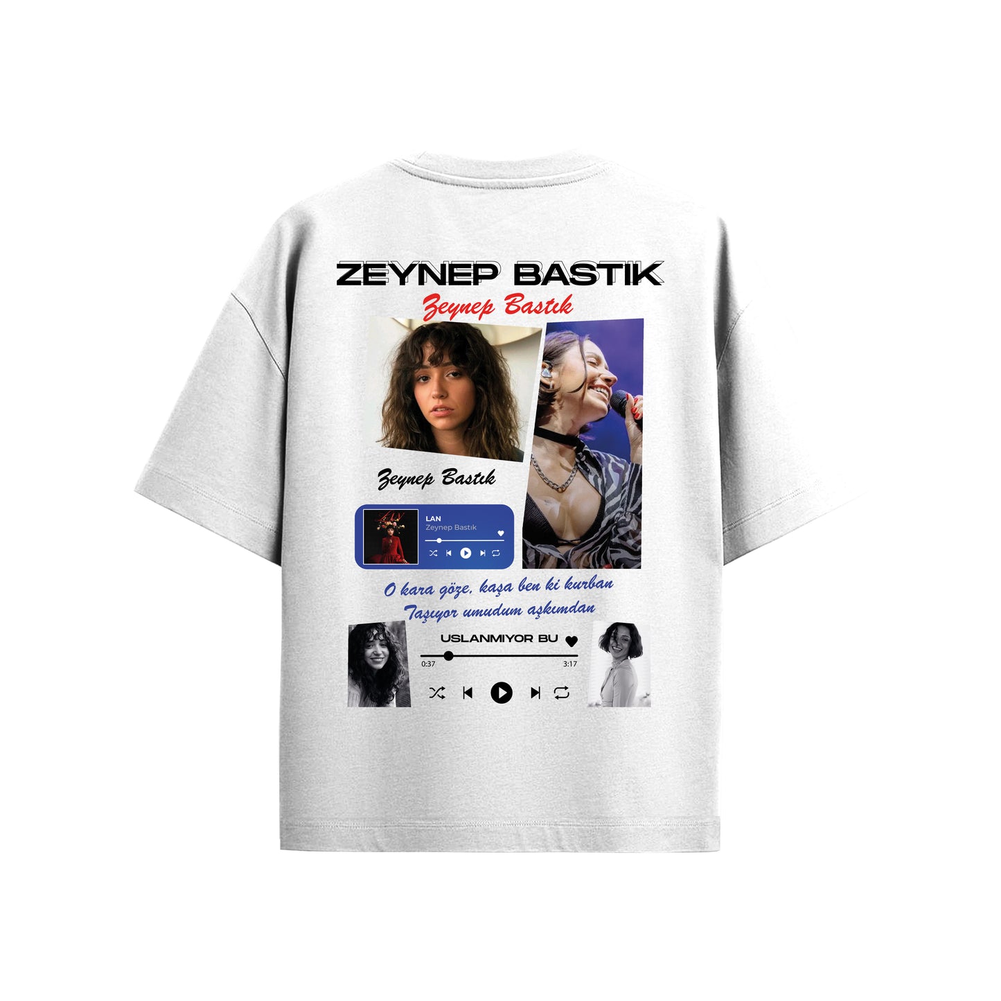 MACKBEARS™   Oversize  ZEYNEP BASTIK T-shirt