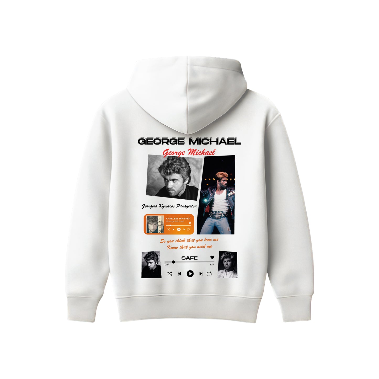 MACKBEARS™   Oversize  GEORGE MICHAEL Hoodie